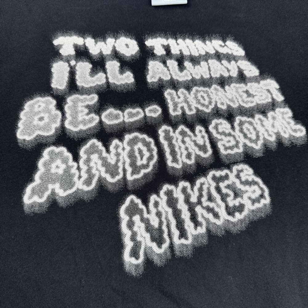Nike Mens Nocta Drake T-Shirt Large Black Cotton Streetwear Graphic Tee - Picture 6 of 9